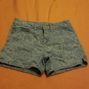 Jean designed shorts